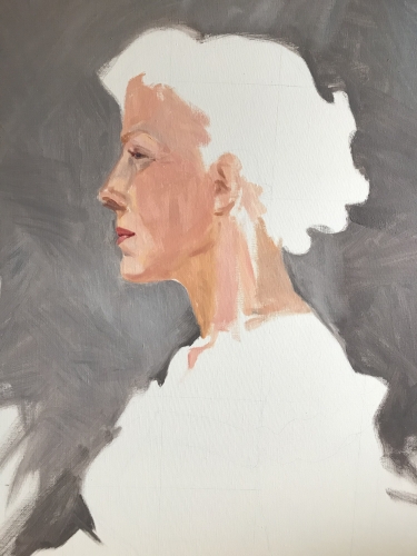 autoportrait,work in progress