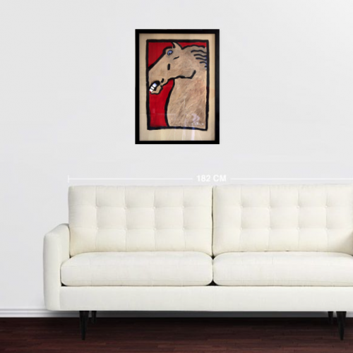 tableaux in situ,saatchi art,arena : el caballo