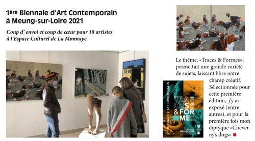 exposition,traces et formes,cheverny's dog
