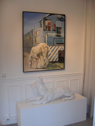 exposition,chiens,green flowers art gallery